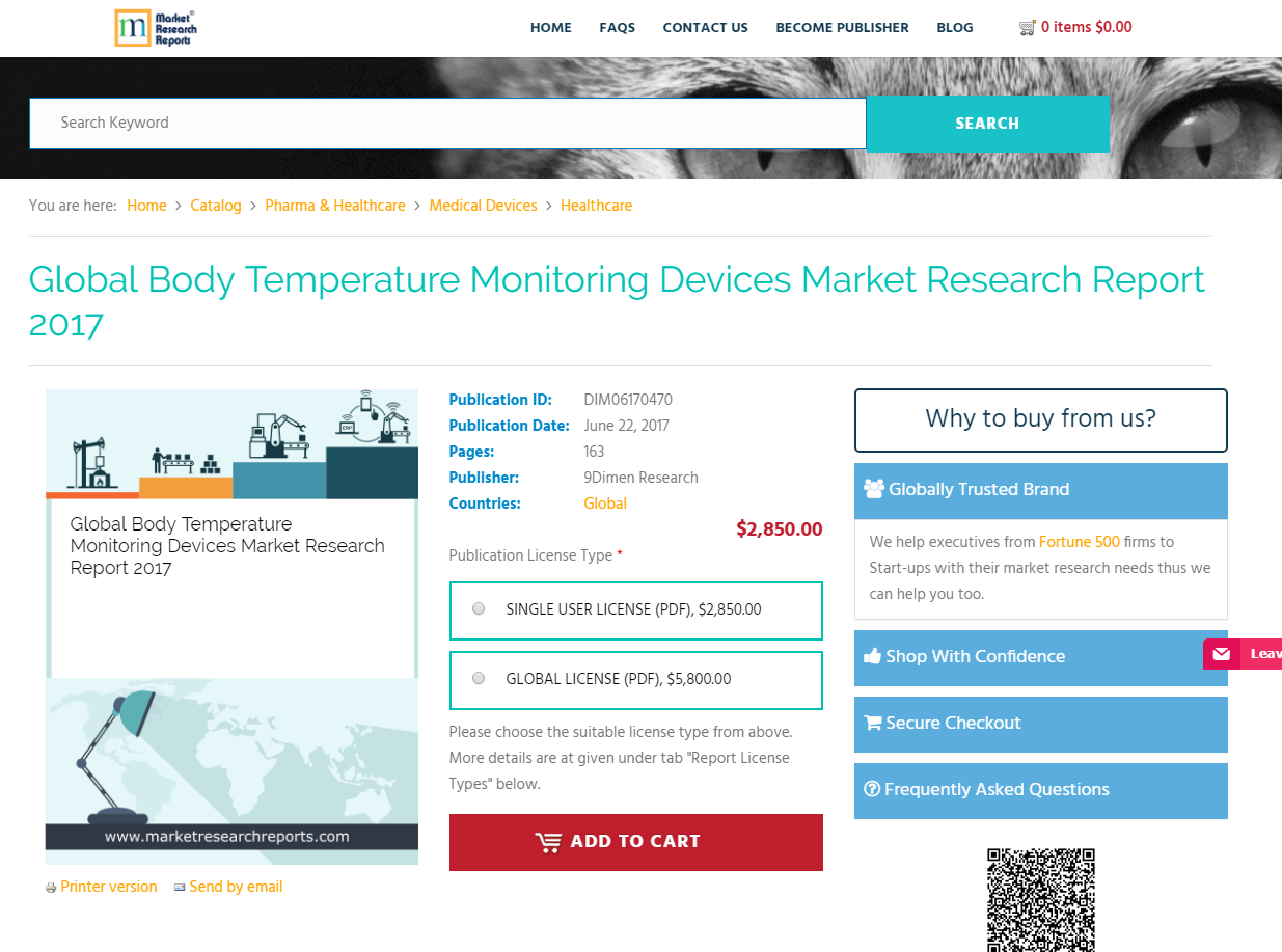 Global Body Temperature Monitoring Devices Market Research'