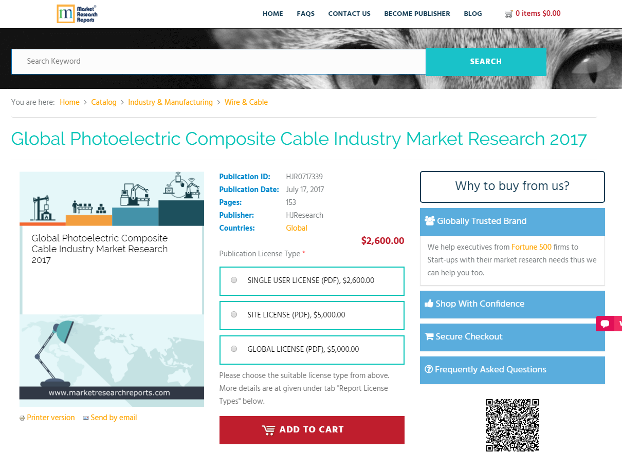 Global Photoelectric Composite Cable Industry'