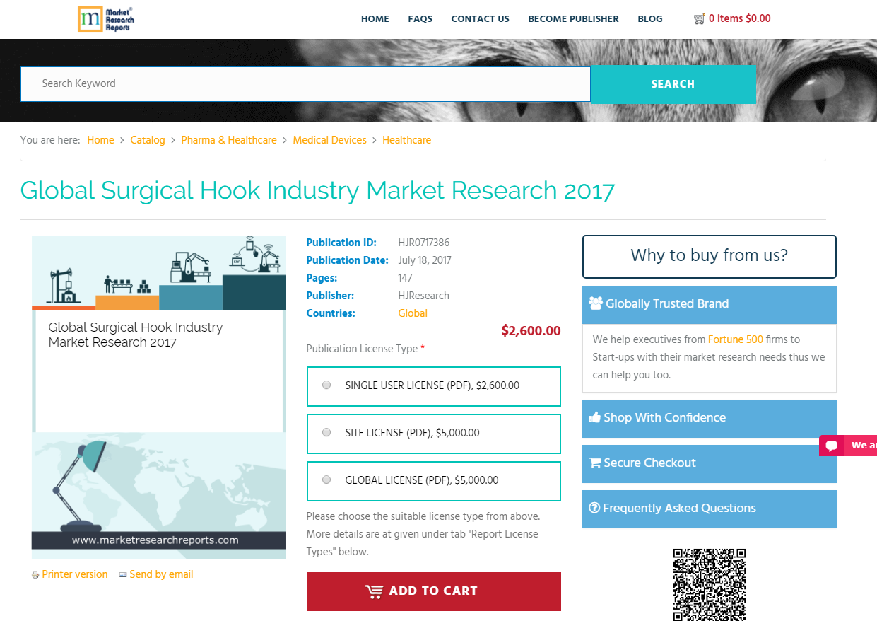 Global Surgical Hook Industry Market Research 2017'