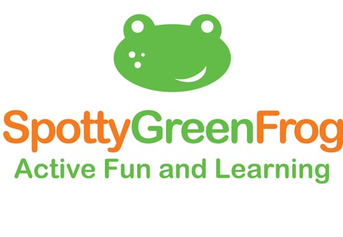 Spotty Green Frog Logo
