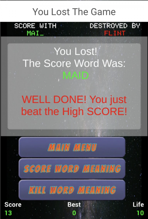 Word Assassin Game App'