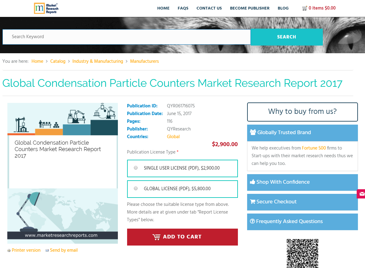 Global Condensation Particle Counters Market Research Report