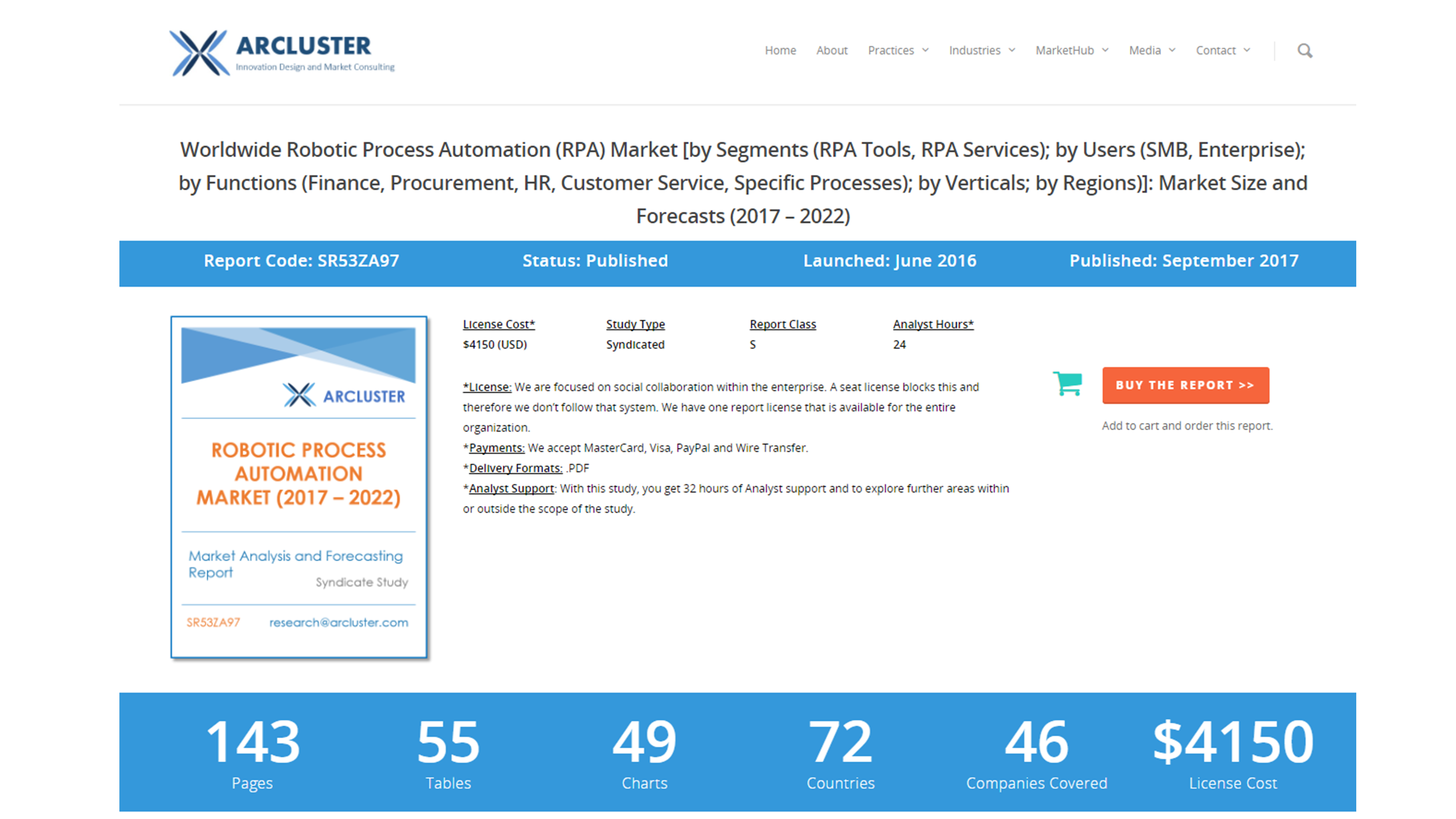 Arcluster RPA Market Report Cover
