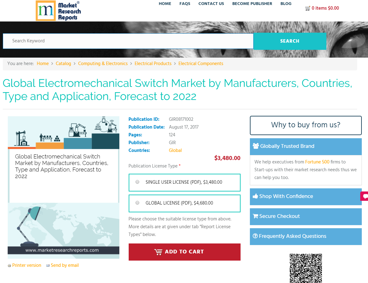 Global Electromechanical Switch Market by Manufacturers'