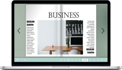 FlipHTML5 Launches Business Magazine Templates'