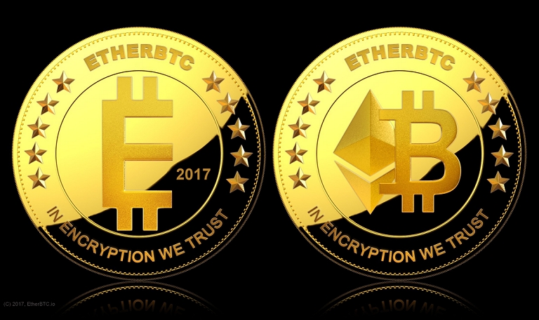 The EtherBTC coin.'