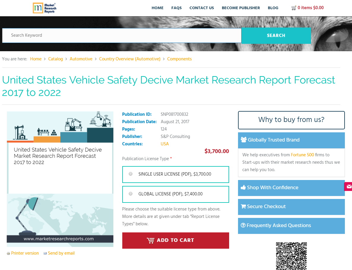 United States Vehicle Safety Decive Market Research Report