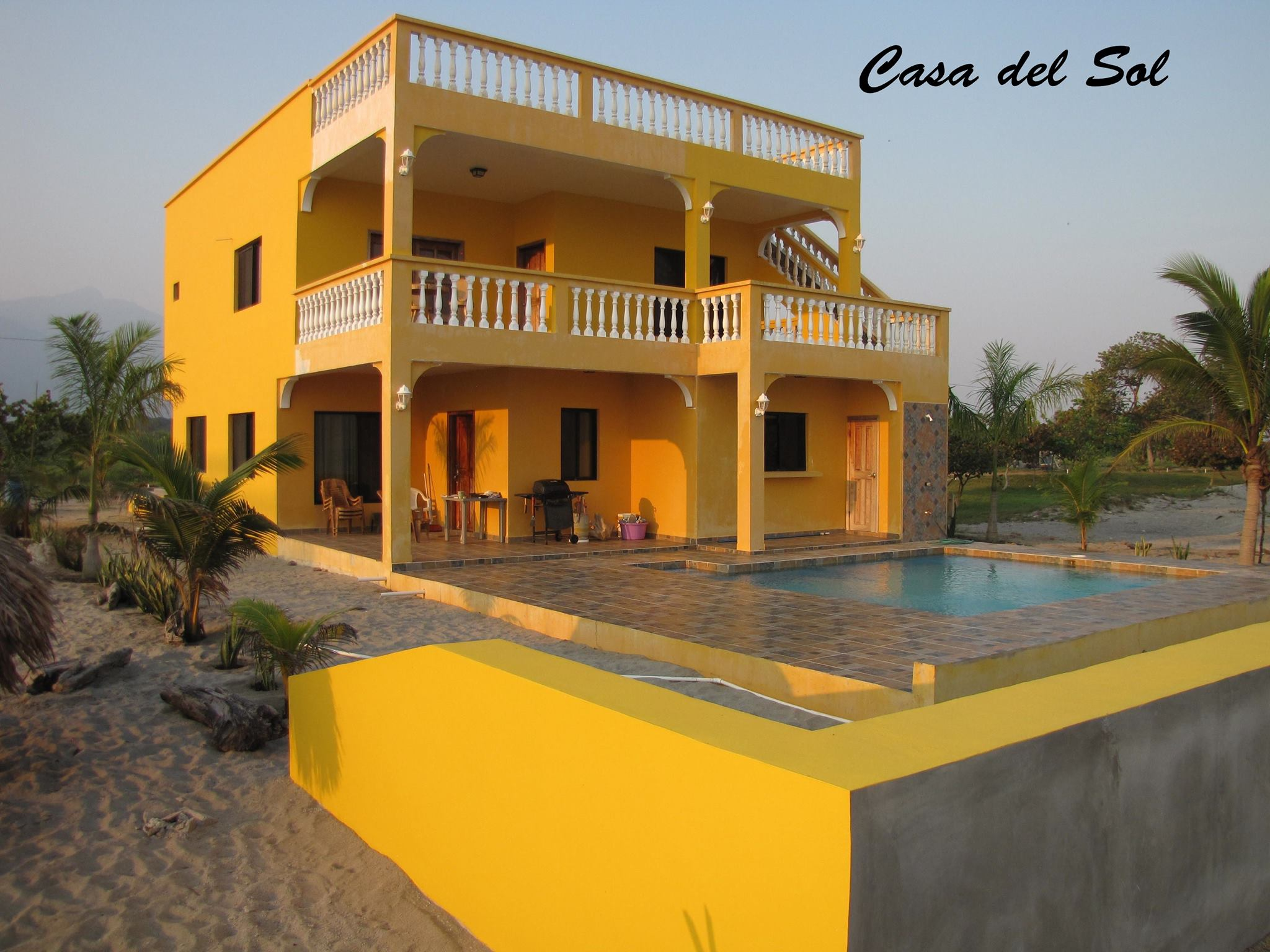 Casa Del Sol from Playa Vida Honduras'