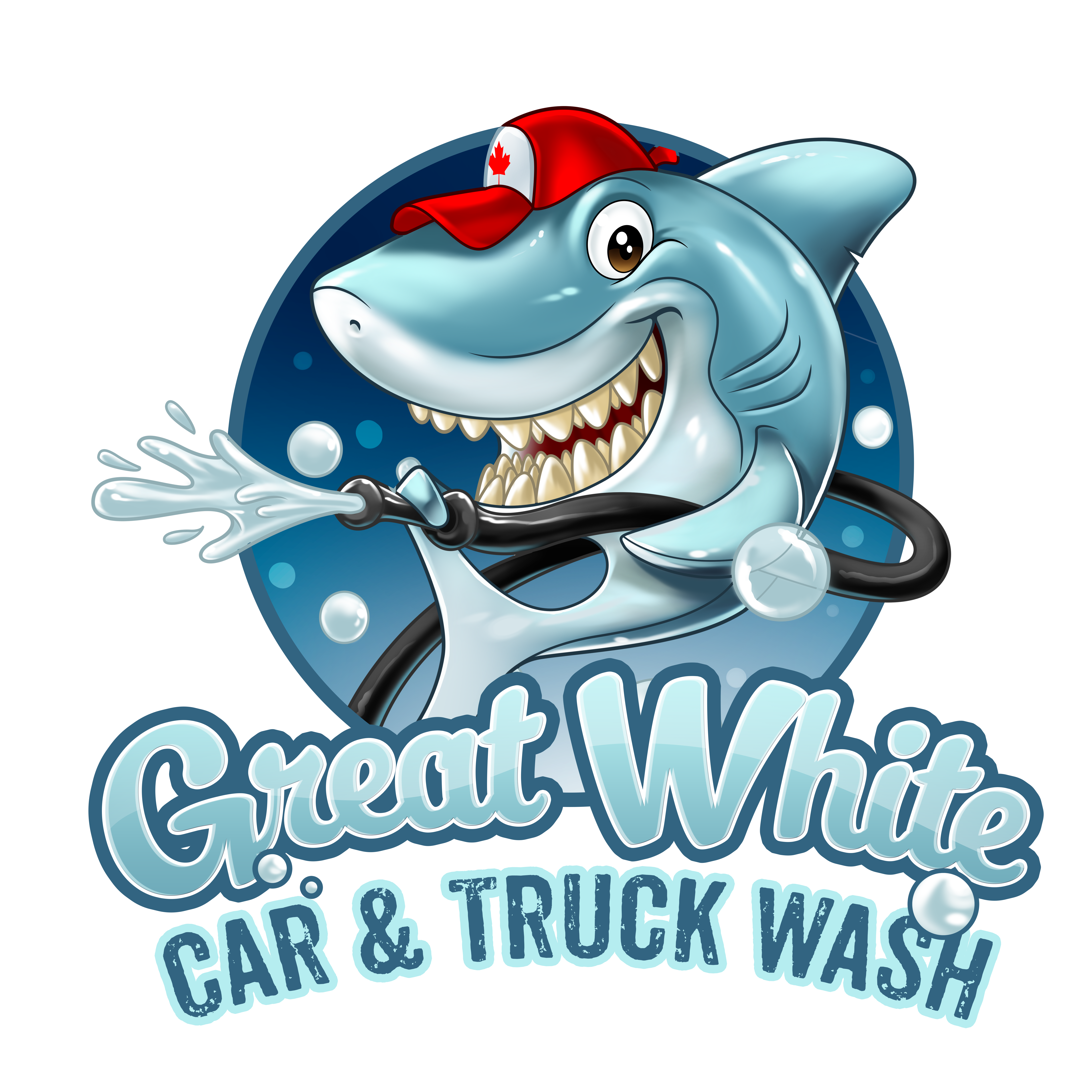 Great White Car & Truck Wash Logo