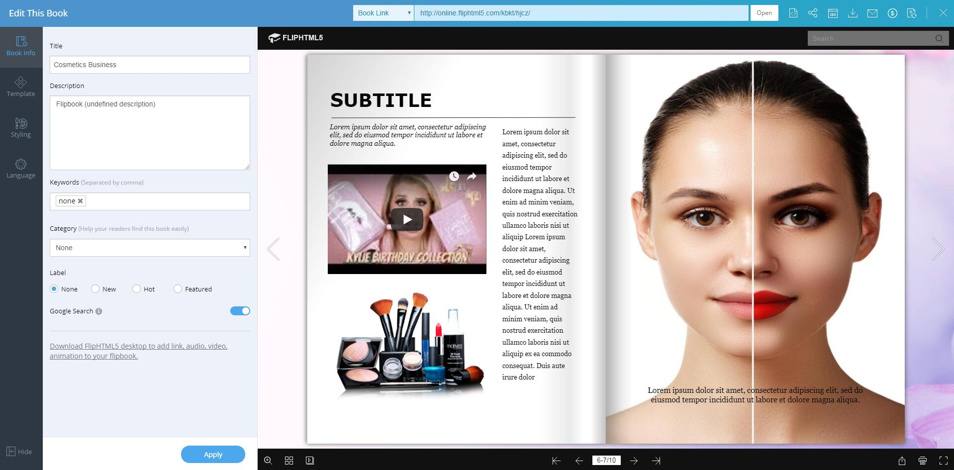 FlipHTML5 Digital Publishing Platform Releases v6.3.4 Update