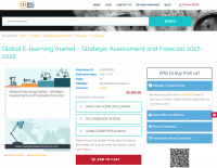 Global E-learning market - Strategic Assessment and Forecast