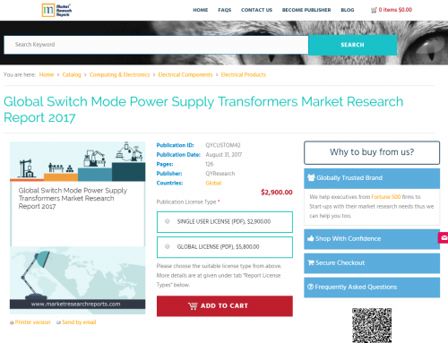 Global Switch Mode Power Supply Transformers Market Research'