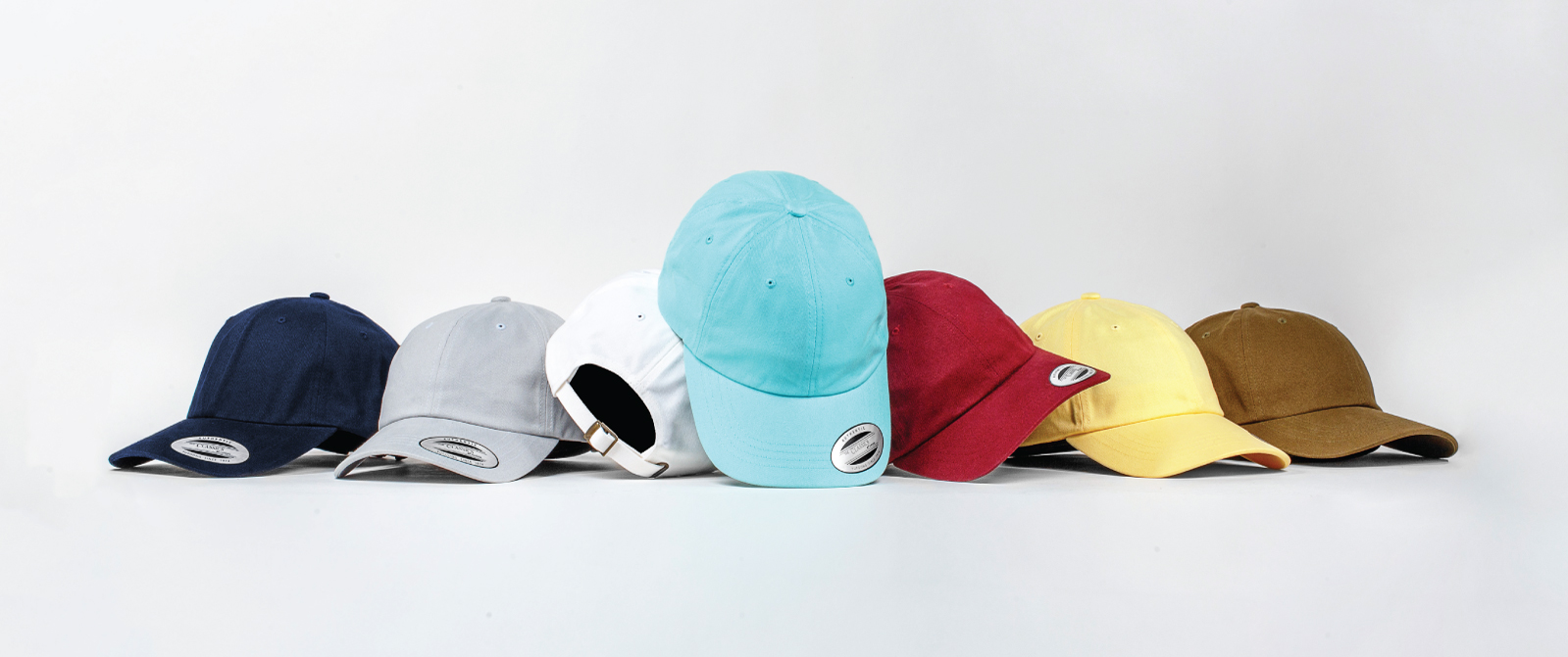 YP Basics Classic Dad Hat now available in ultra soft peache
