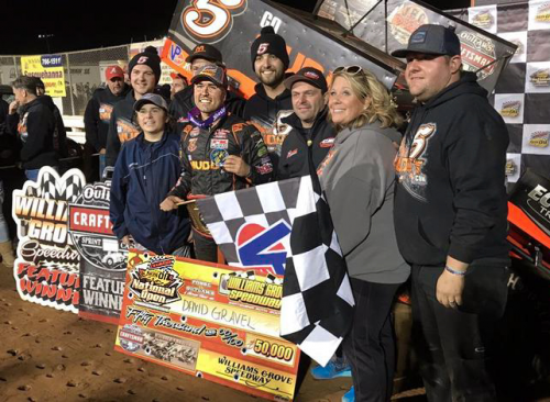 DAVID GRAVEL WINS CHAMPION RACING OIL NATIONAL OPEN AT WILLI'