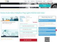 Global Automotive Adaptive Fog Lights Market 2017 - 2021