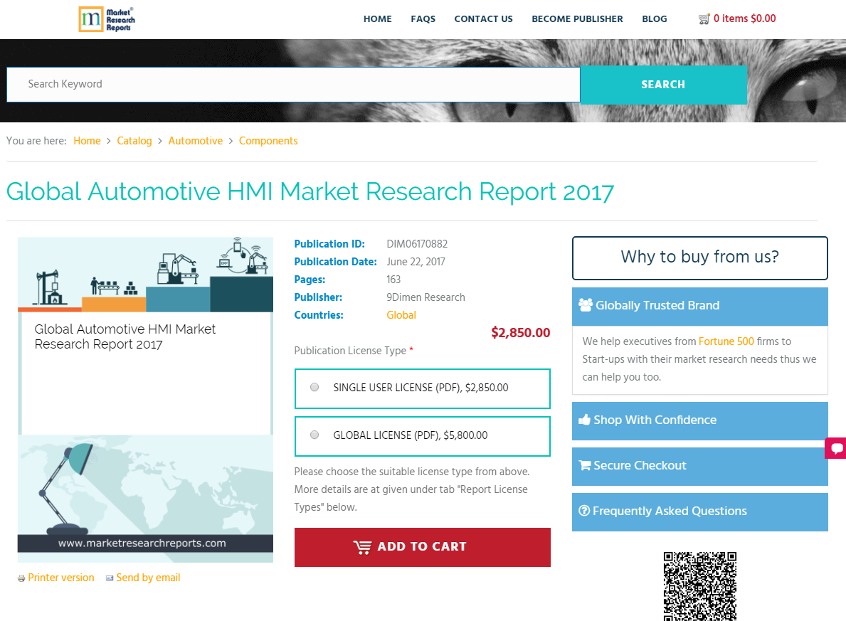 Global Automotive HMI Market Research Report 2017