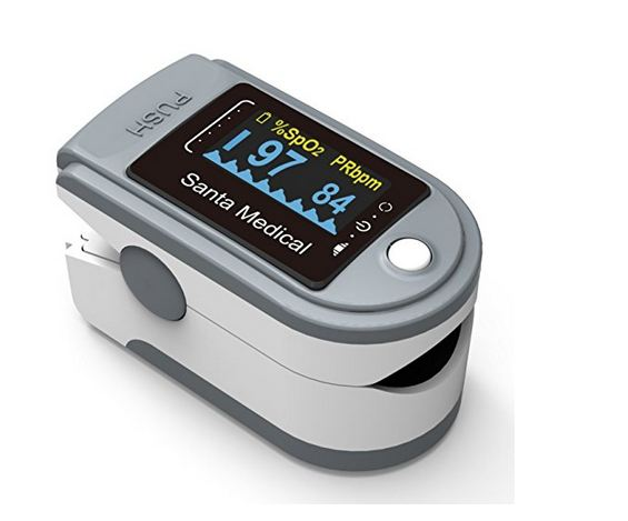 Santamedical&reg; SM-165-S Fingertip Pulse Oximeter Bloo'