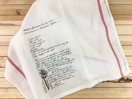 Nesting Project Launches Personalized Tea Towel Site'