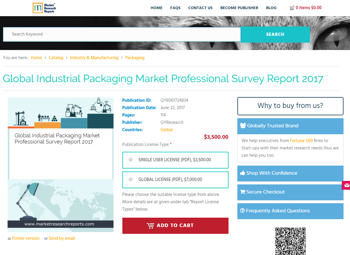 Global Industrial Packaging Market Professional Survey 2017