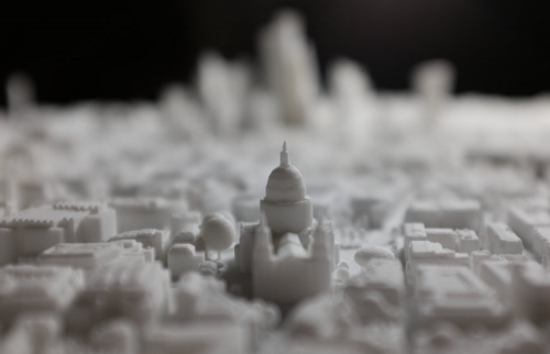 3D Printed Model of London on Kickstarter'