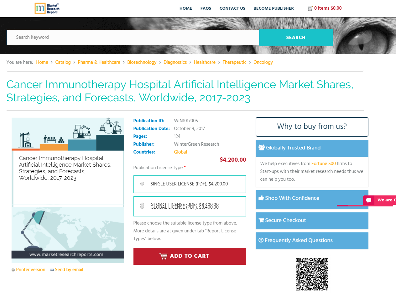 Cancer Immunotherapy Hospital Artificial Intelligence Market