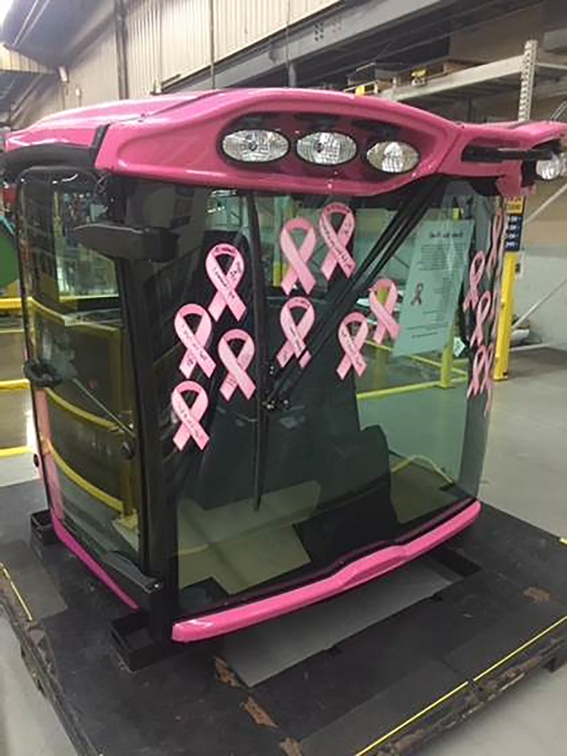 Crenlo raises awareness for breast cancer with a pink Cobalt