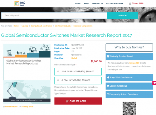 Global Semiconductor Switches Market Research Report 2017'