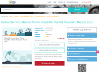 Global Semiconductor Power Amplifier Market Research Report