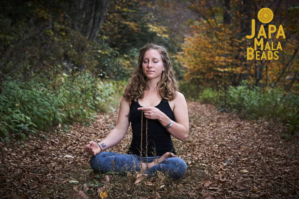 Meditation with mala beads