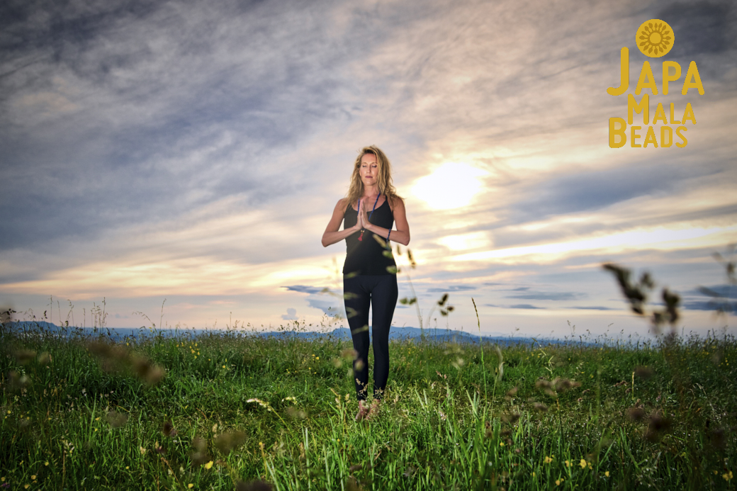 Meditation with mala beads