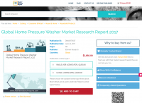 Global Home Pressure Washer Market Research Report 2017