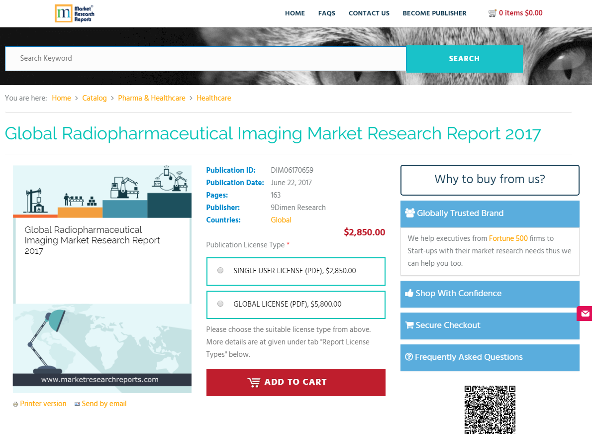 Global Radiopharmaceutical Imaging Market Research Report'