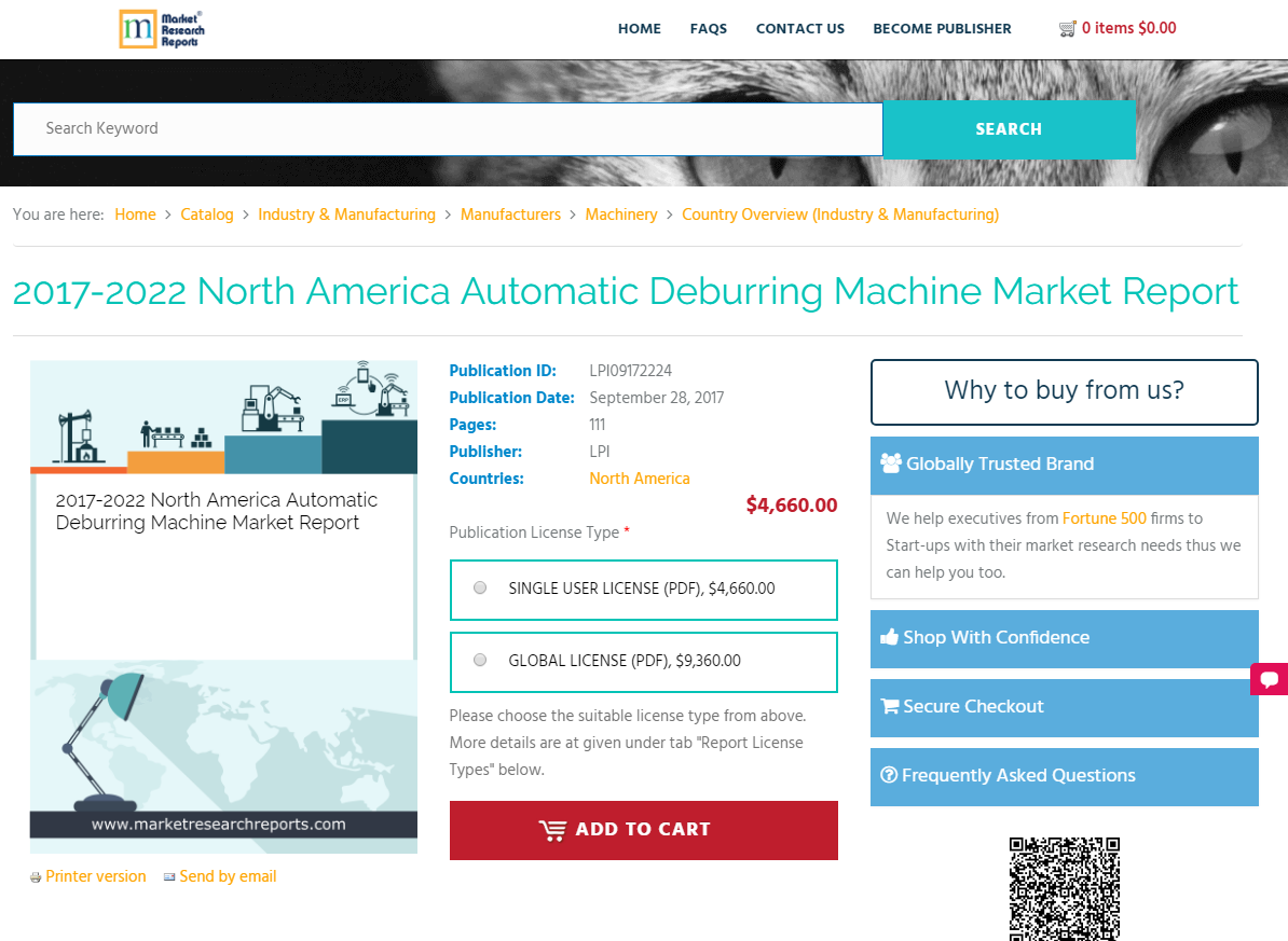 2017-2022 North America Automatic Deburring Machine Market