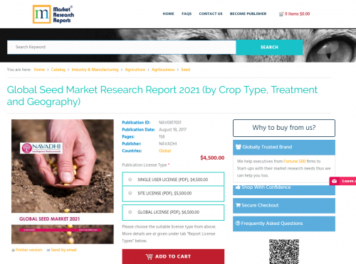Global Seed Market Research Report 2021'