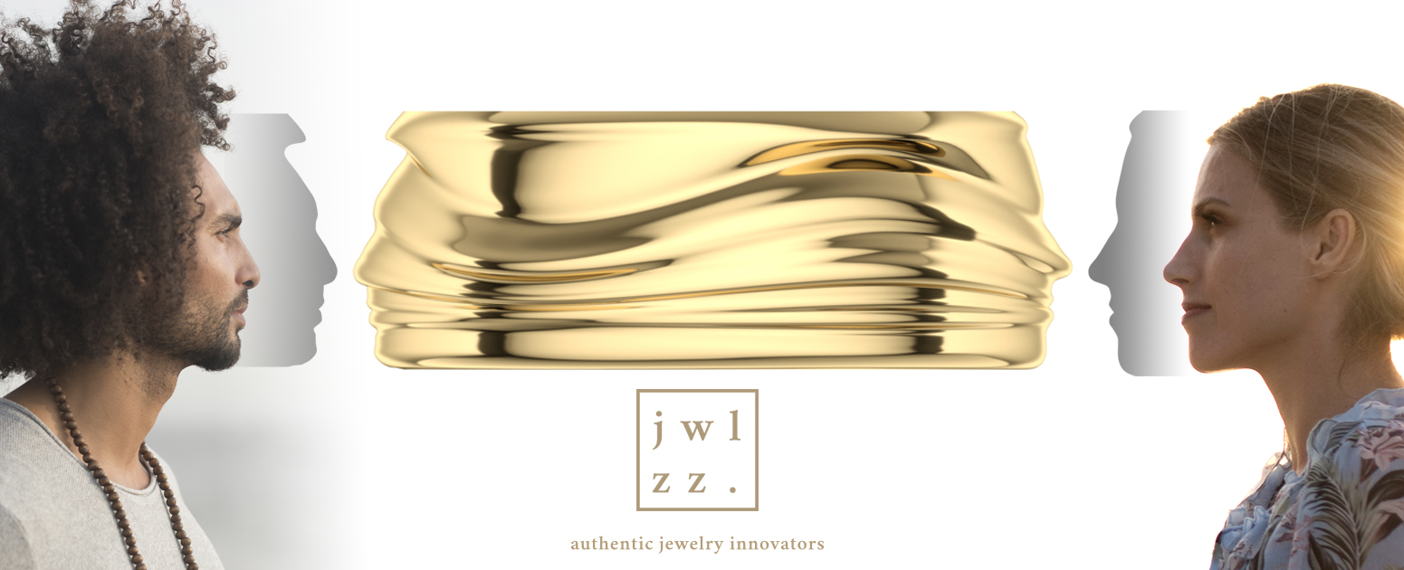 JWLZZ jewelry face profile ring.