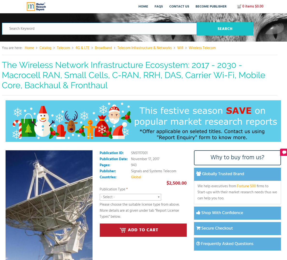 The Wireless Network Infrastructure Ecosystem: 2017 - 2030'