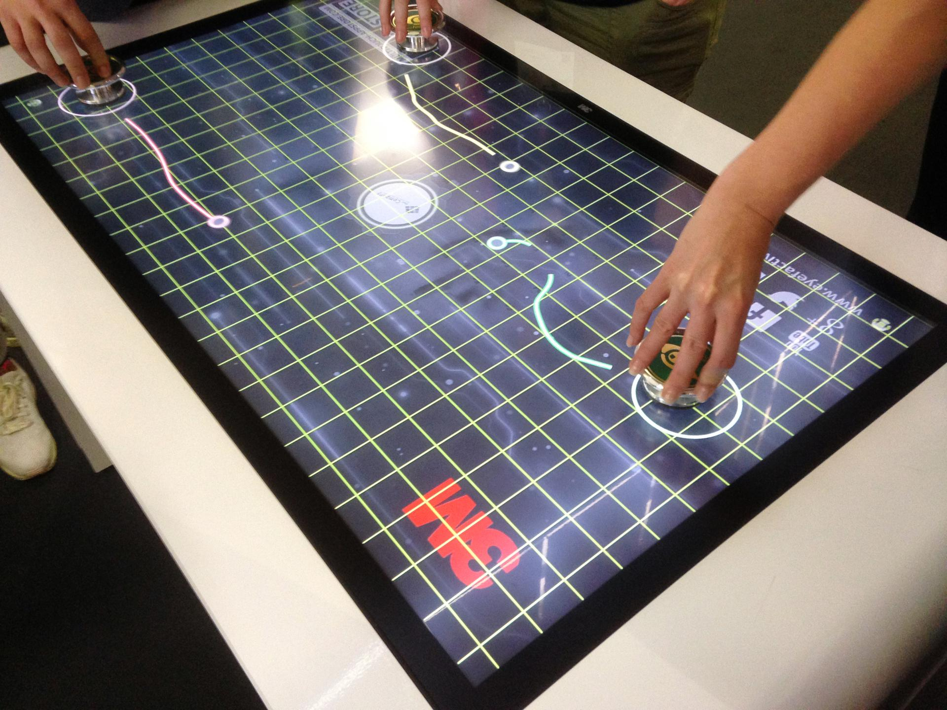 Many markers on touch screen