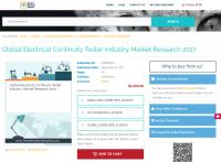 Global Electrical Continuity Tester Industry Market Research