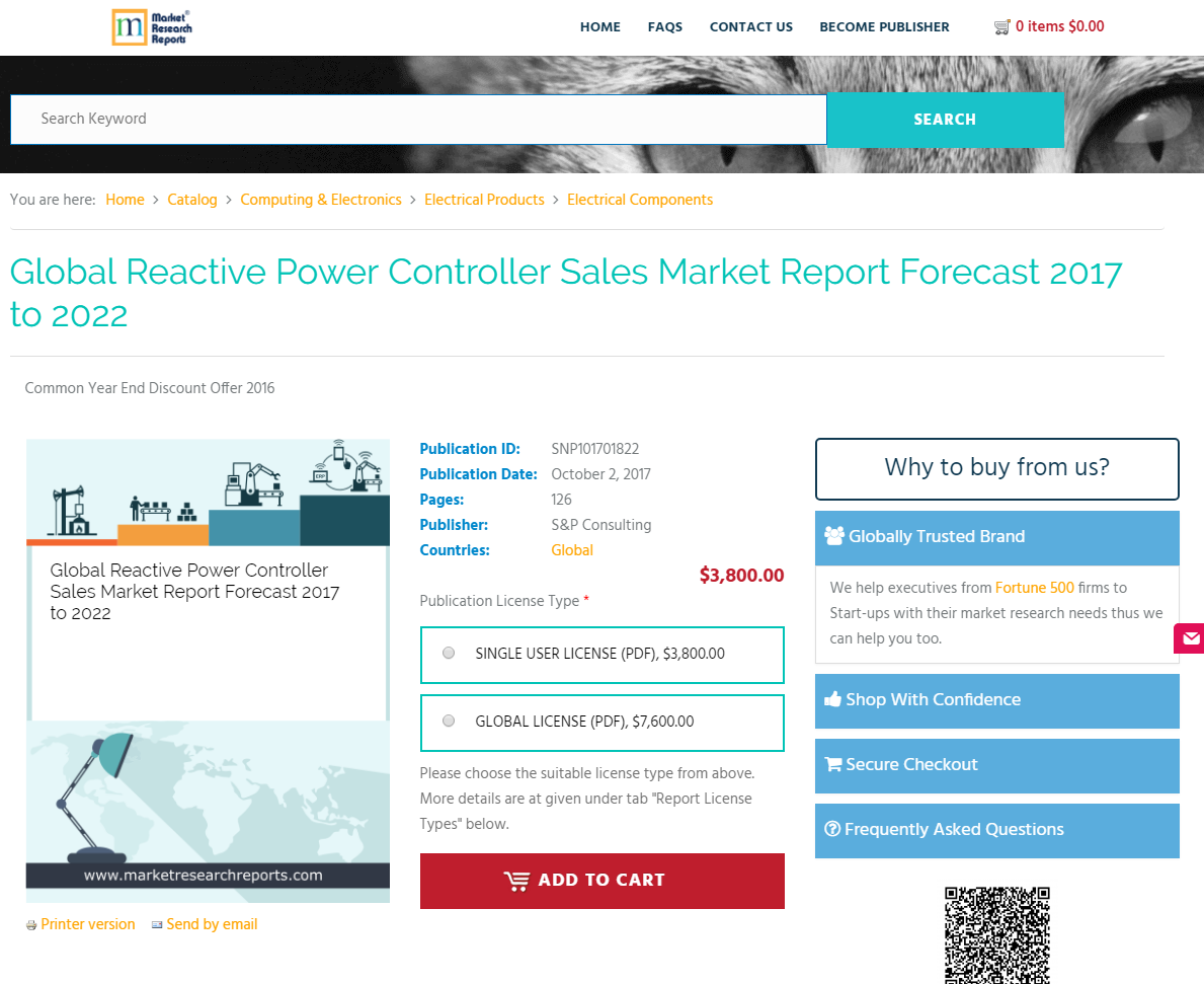 Global Reactive Power Controller Sales Market Report'