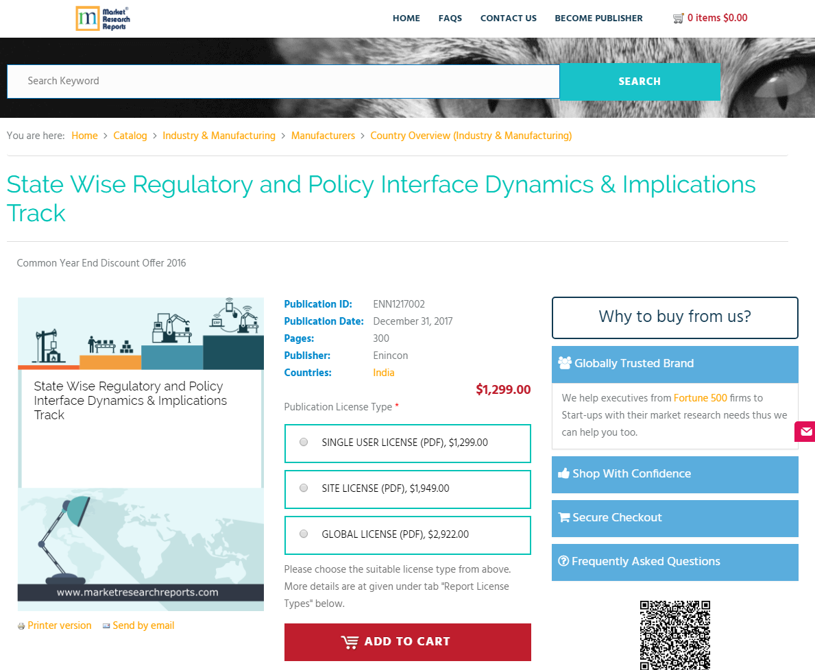 State Wise Regulatory and Policy Interface Dynamics'