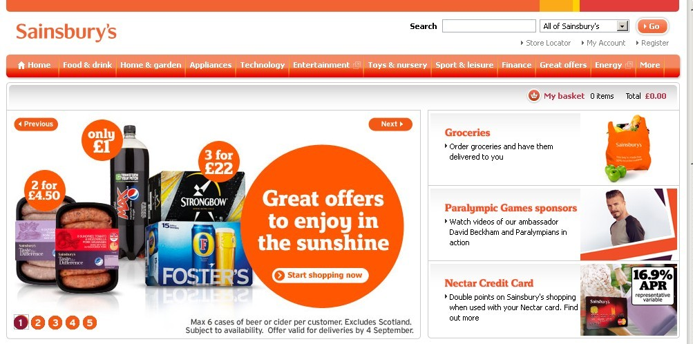 Sainsburys Ventures Online'