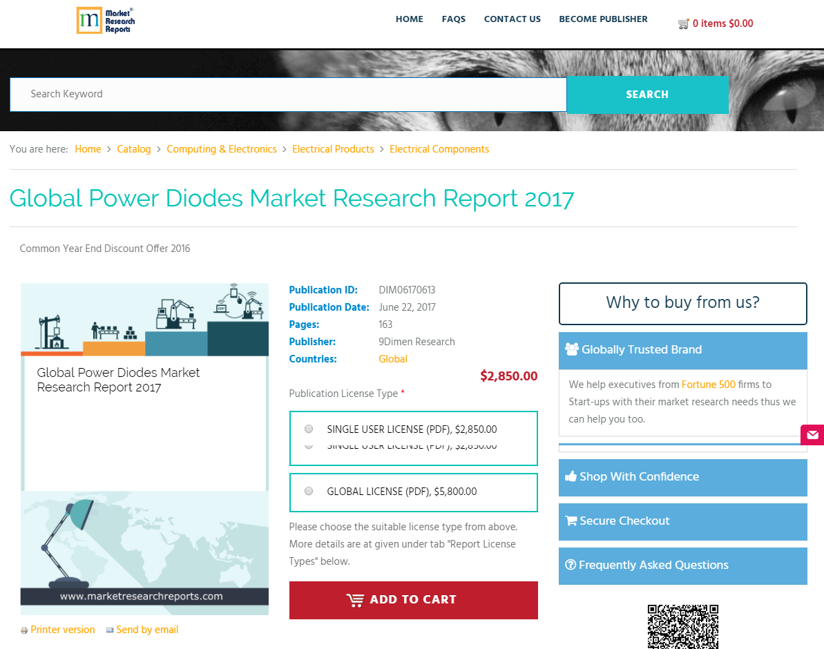 Global Power Diodes Market Research Report 2017