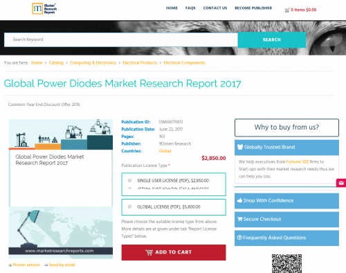Global Power Diodes Market Research Report 2017'