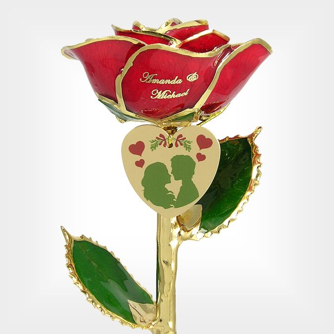 Under the Mistletoe Rose