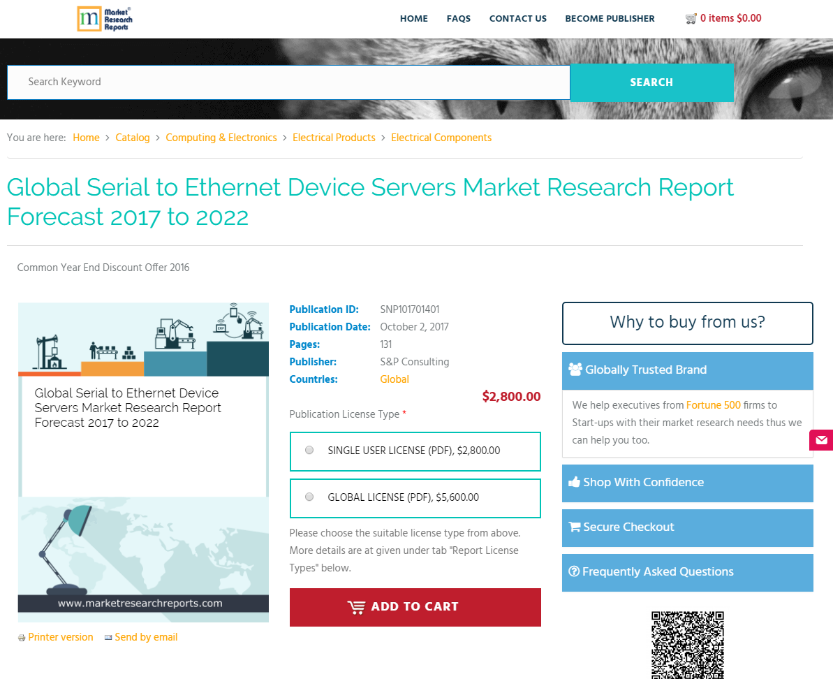 Global Serial to Ethernet Device Servers Market Research