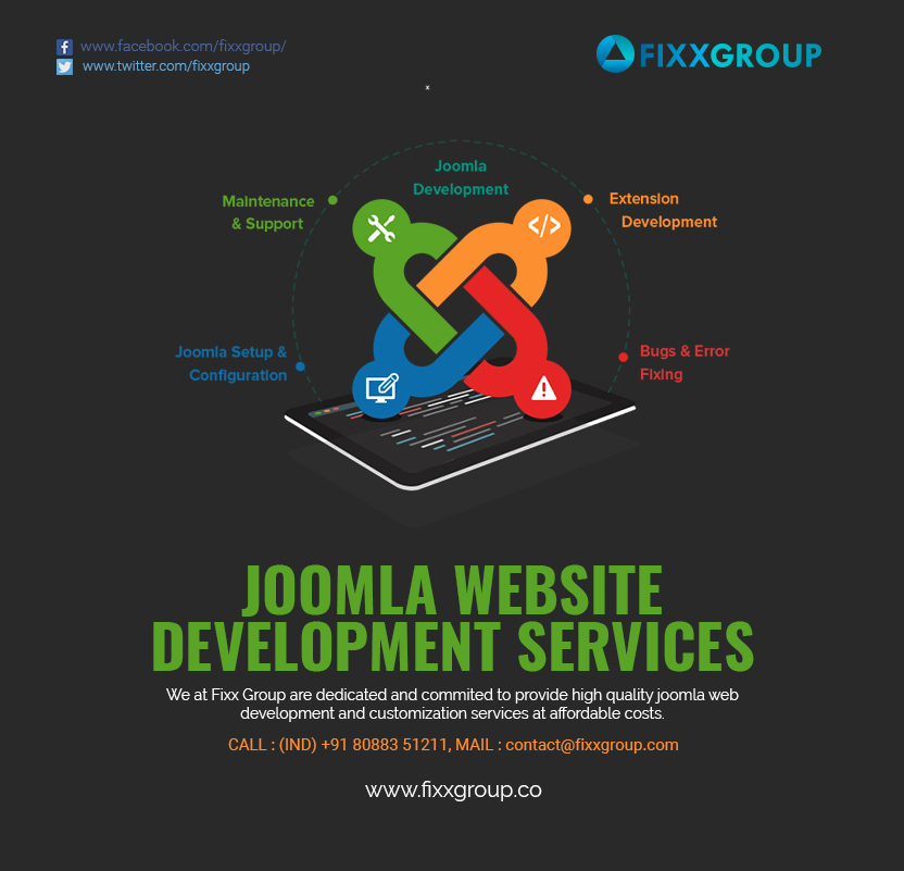 JOOMLA WEBSITE DEVELOPMENT SERVICES'