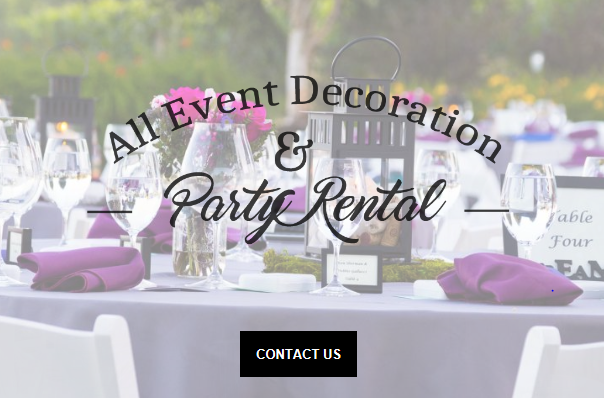 Company Logo For All Event Decoration and Party Rentals'