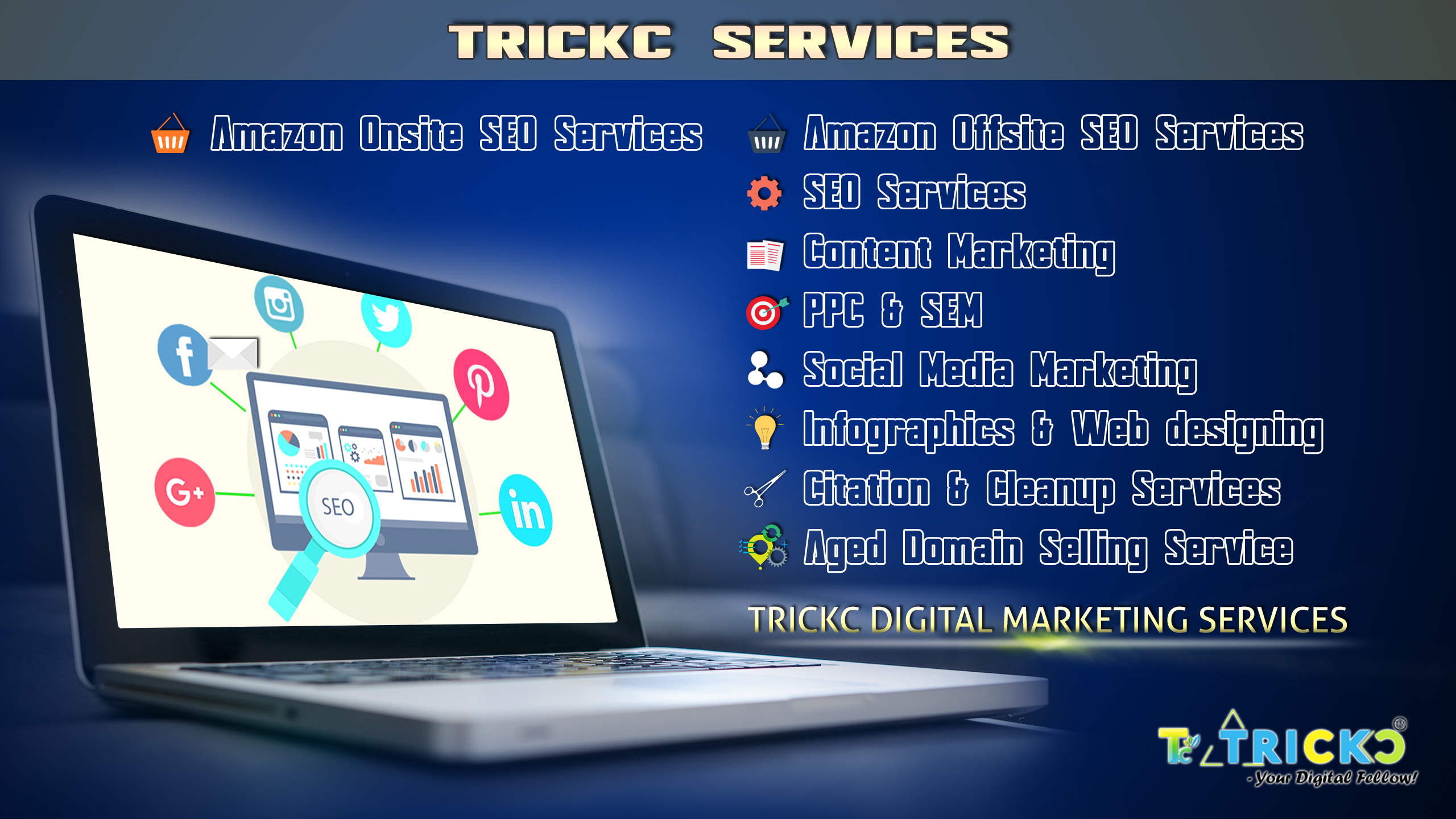 TRICKC Digital Marketing &amp; Their Services'