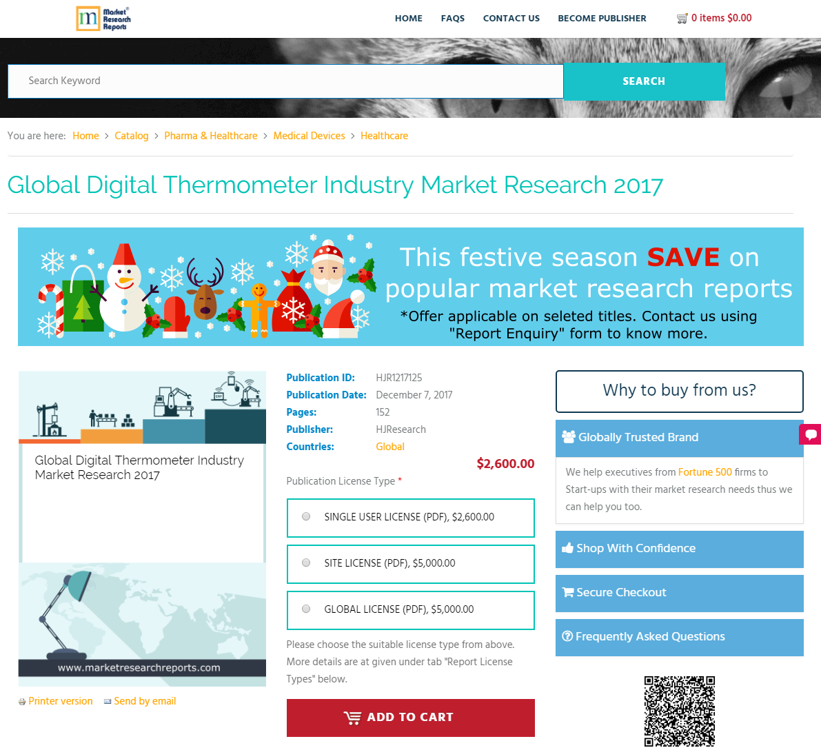 Global Digital Thermometer Industry Market Research 2017'