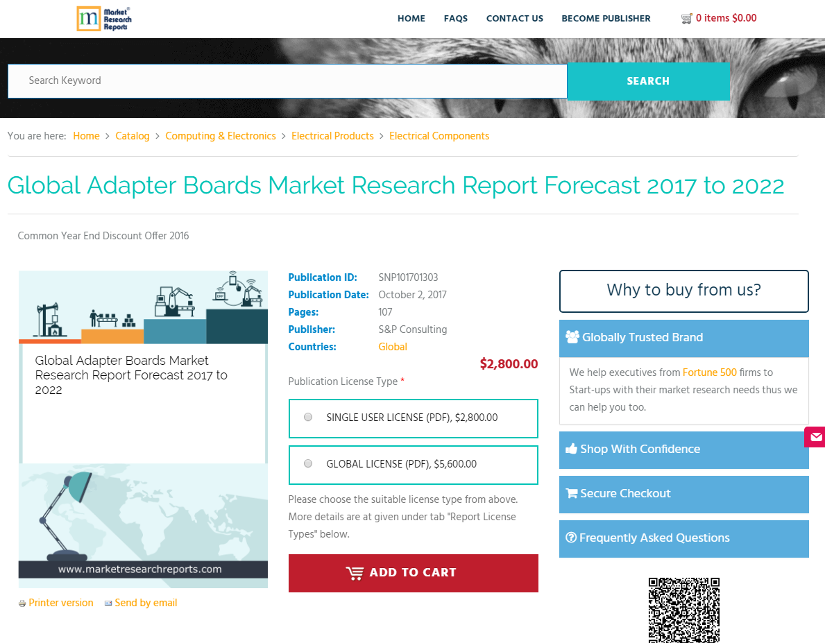 Global Adapter Boards Market Research Report Forecast 2017'